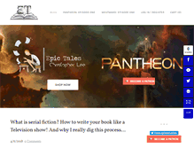 Tablet Screenshot of christopherleeauthor.com